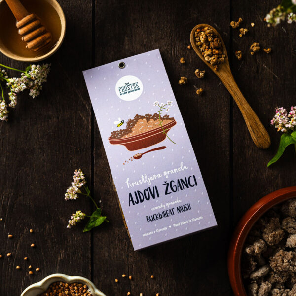 Hrustljava granola ajdovi žganci